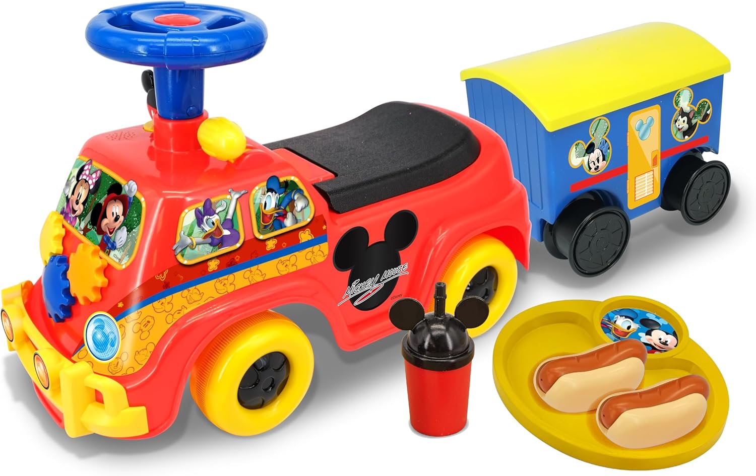 Kiddieland Lights 'N' Sounds Mickey's Camper with Trailer
