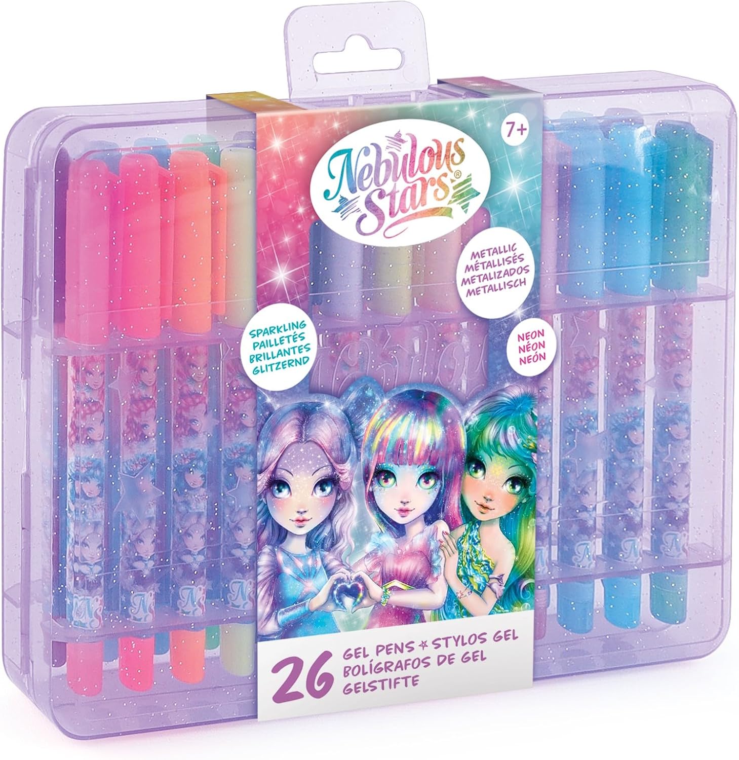 Nebulous Stars Gel Pen Set with Storage Case 26-Pieces