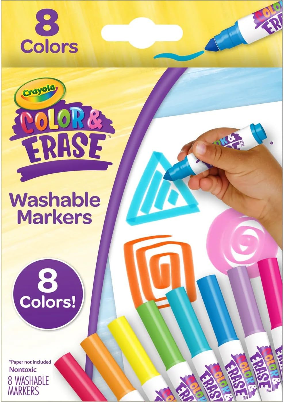 Crayola Color & Erase 8ct Markers CY81-1546