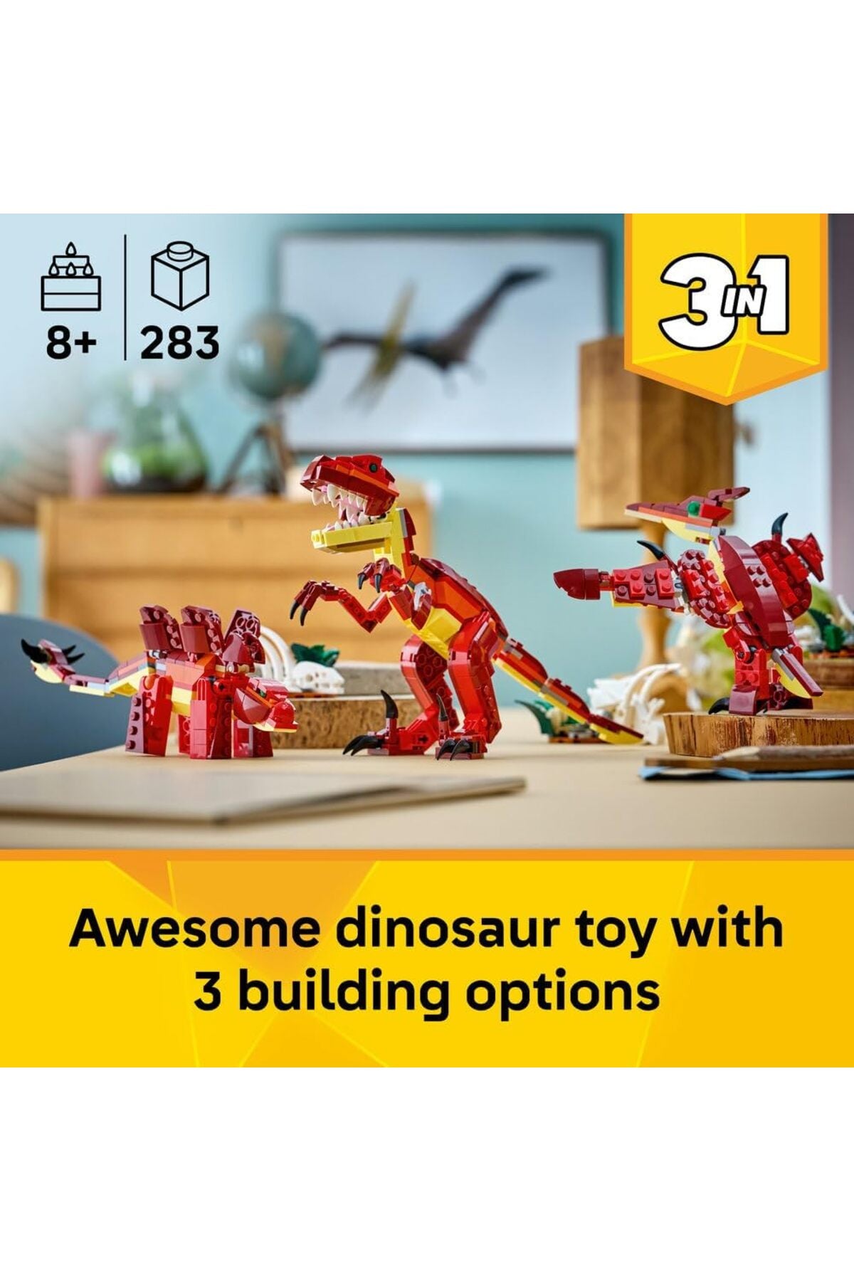 LEGO Creator 3-in-1 Fierce Dinosaur Building Set — view 2