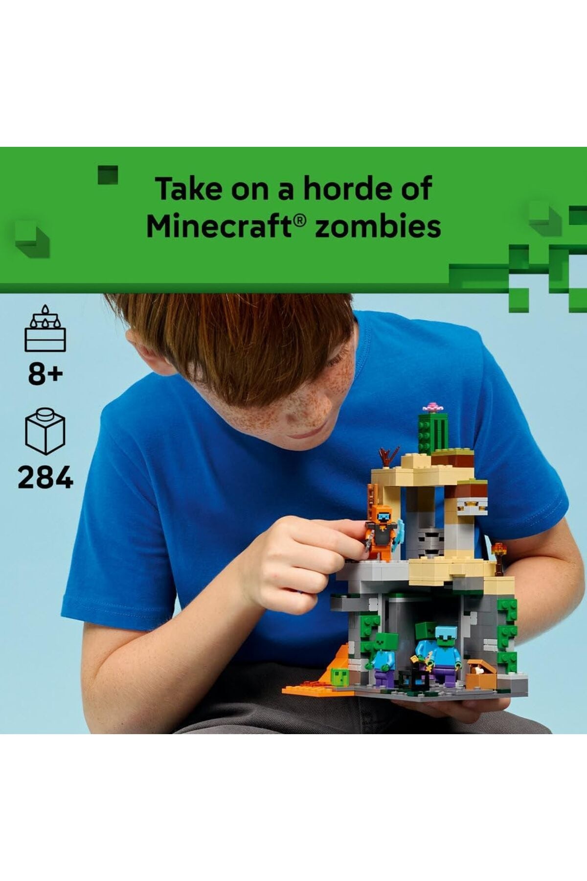 LEGO Minecraft Zombie Dungeon Building Set – 284 Pieces — view 2