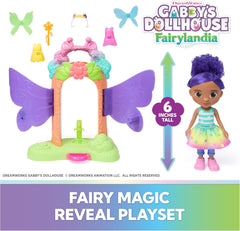 Gabby Dollhouse Fairylandia Magic Reveal Playset with Gabby Doll — view 2