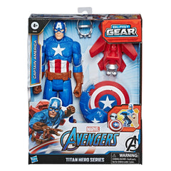 Marvel Avengers Titan Hero Series Blast Gear Captain America E7374 - Colorland Toys