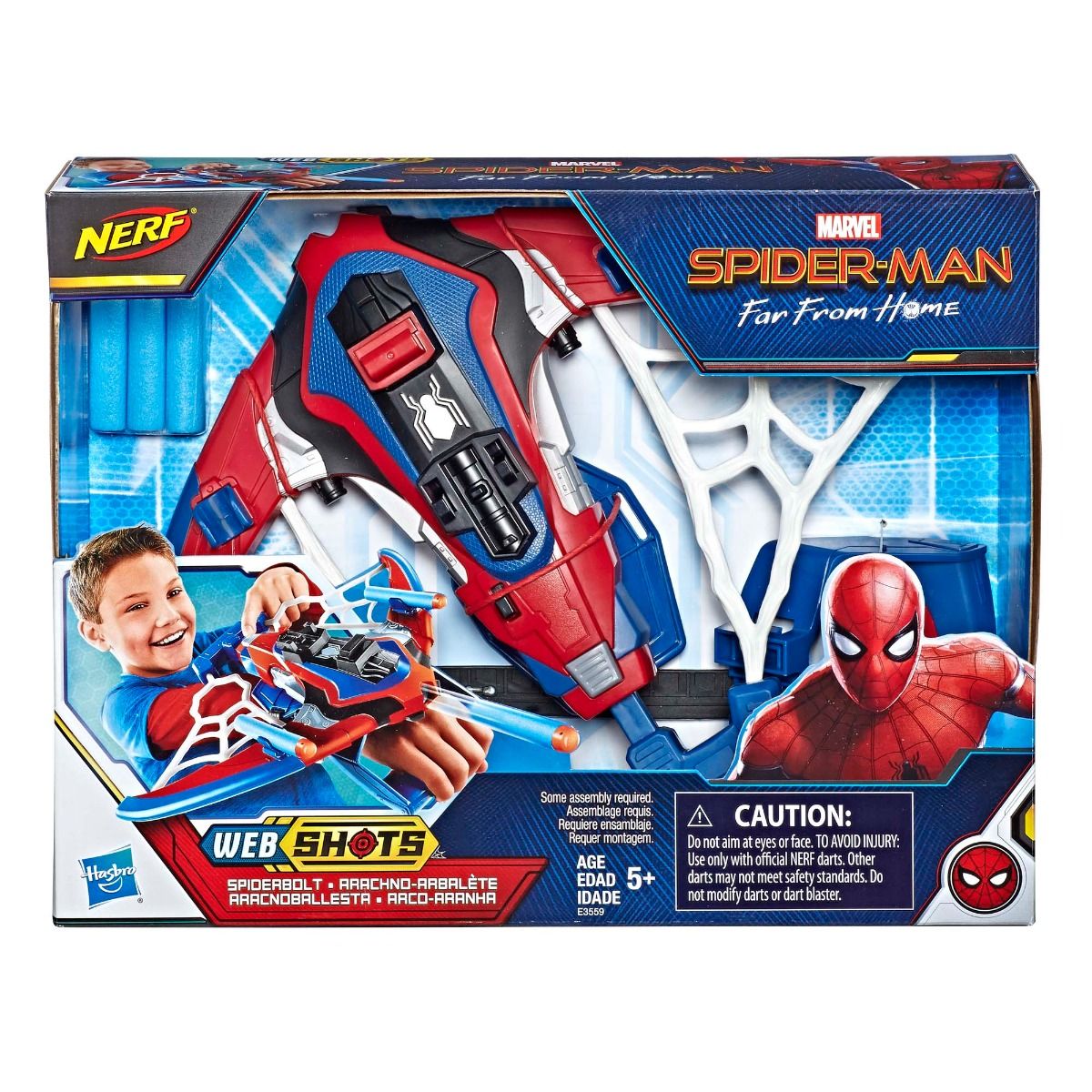 Nerf Spiderman Spiderbolt Blaster - Colorland Toys