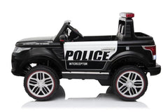Police Car Double Seat Ride On Black LB601 - Colorland Toys