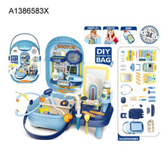 DIY Painting Toy Bag - Doctor Pretend Play Kit with Carrying Case - Colorland Toys