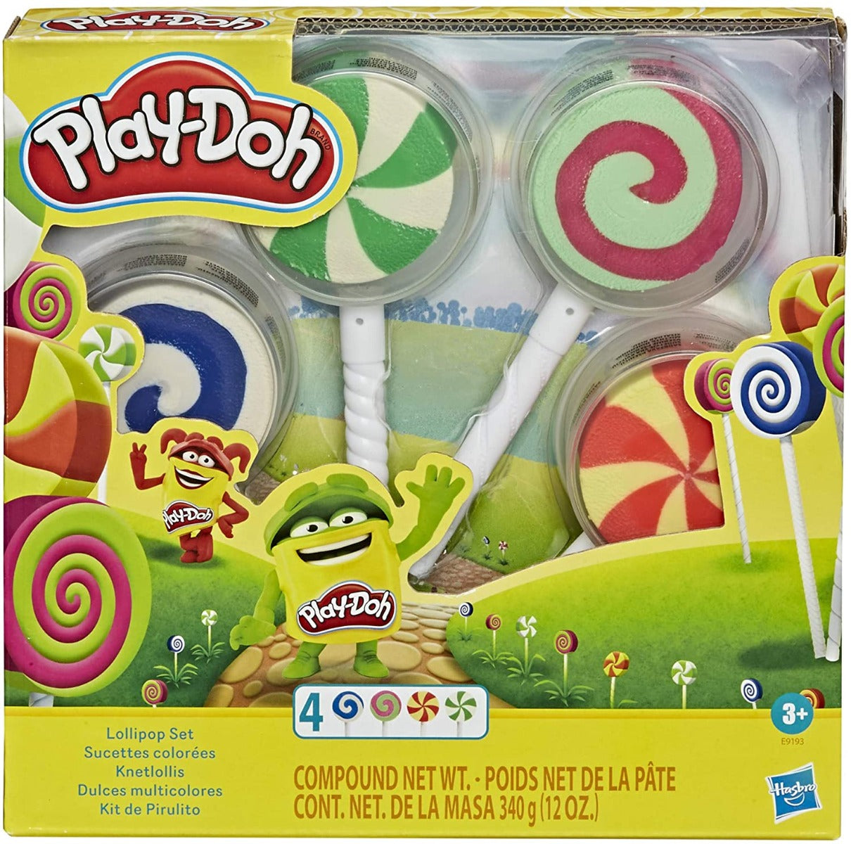 Play Doh Lollipop Set 4-Pack E9193 - Colorland Toys