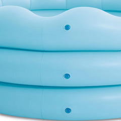 Intex Wavy Edge Pool – Inflatable Pool with Accessories — view 2