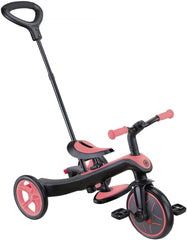 Globber 4 in 1 Explorer Tricycle & Balance Bike - Pastel Pink — view 2