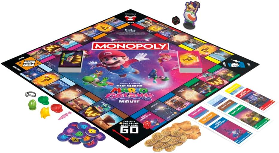 Monopoly: Super Mario Galaxy Movie Edition Board Game — view 2