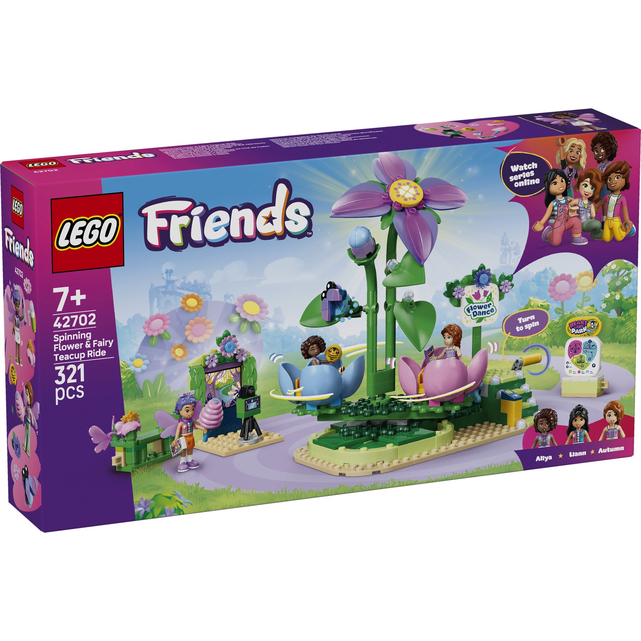 LEGO 42702 Friends Spinning Flower & Fairy Teacup Ride — view 2