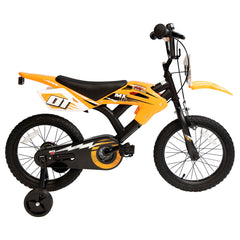 Little Angel 12 Inch Bicycle Moto Orange - Colorland Toys