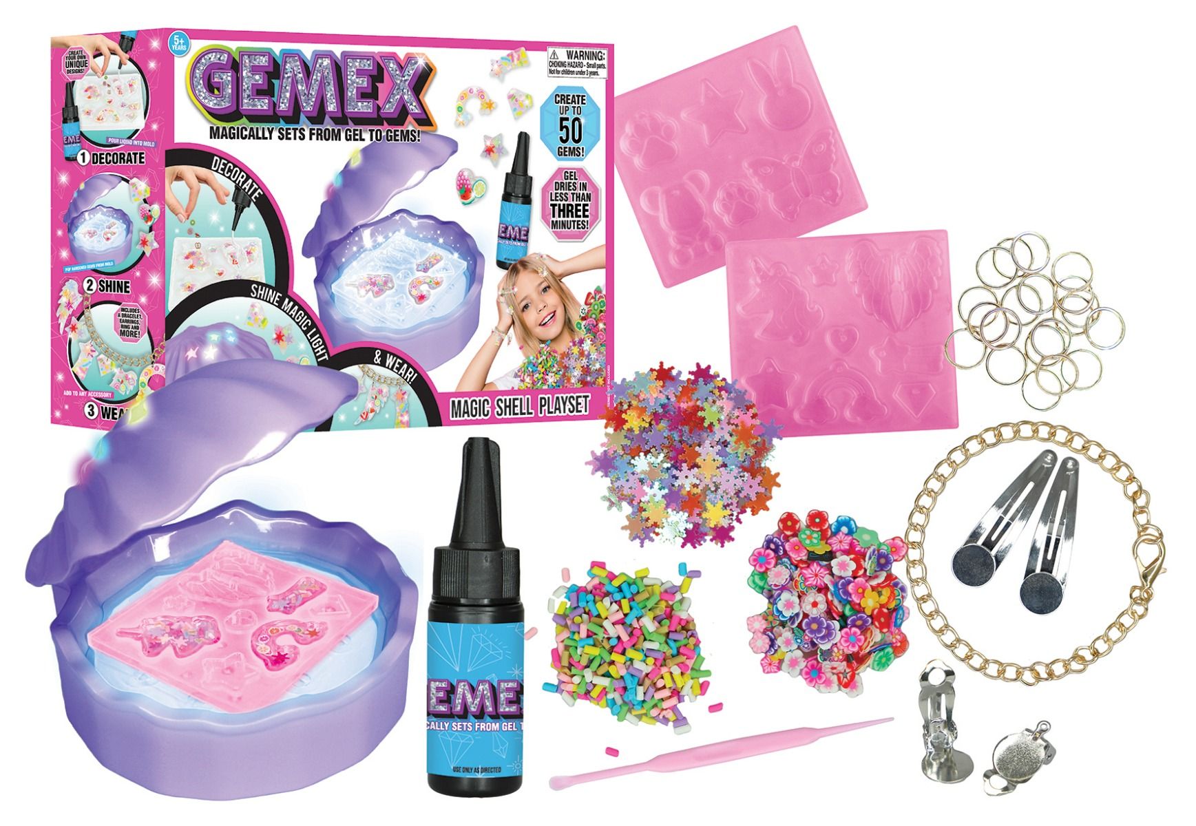Gemex Clam Shell Set HUN8898 - Colorland Toys