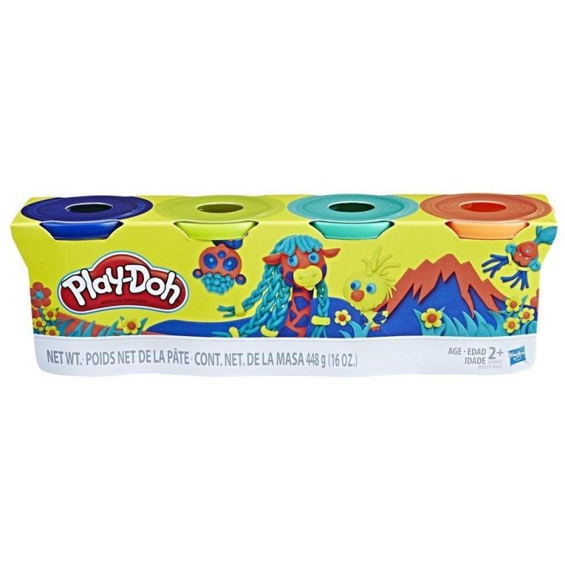 Play Doh Hasbro Wild Color Pack Of 4 - Colorland Toys