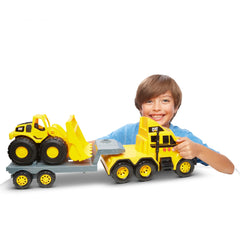 CAT Heavy Movers Flatbed With Bulldozer 82288 - Colorland Toys