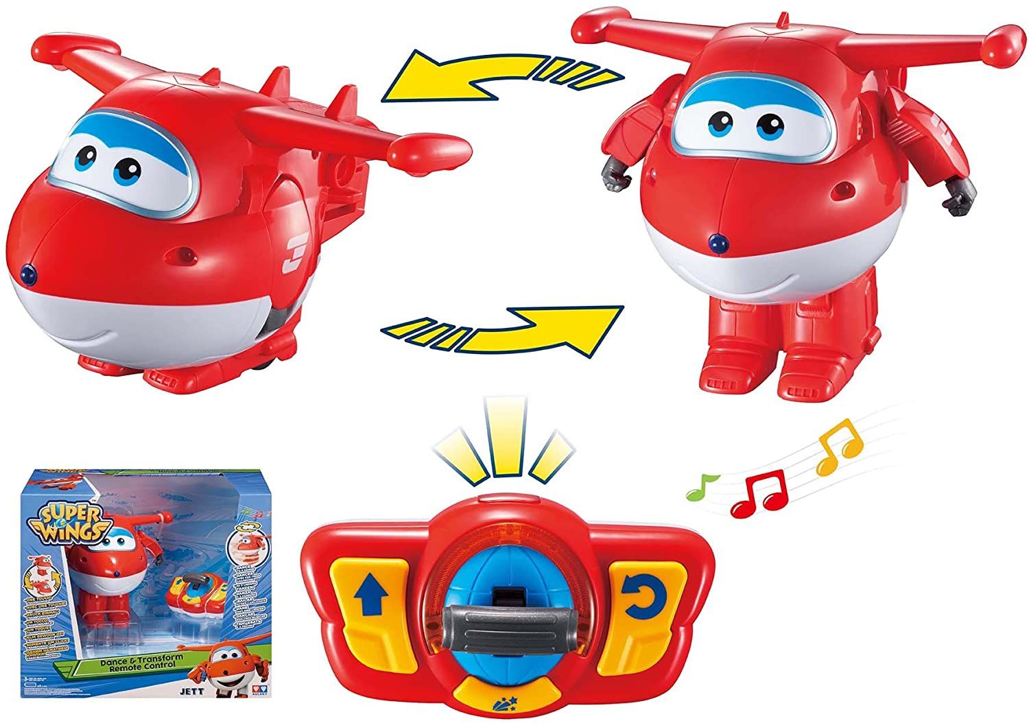Super Wings Dance Transform Radio Control Jett YW10730 - Colorland Toys