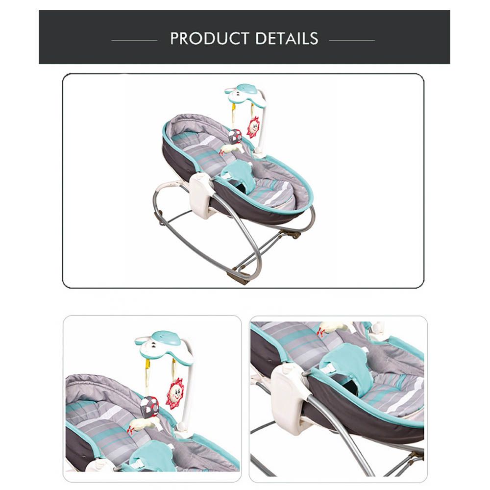 Bassinet 3-in-1 Rocker Napper B8509 - Colorland Toys