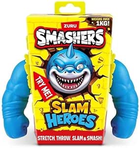 SMASHERS Slam Heroes Series 1 Shark & Wrestler Toy Set — view 2