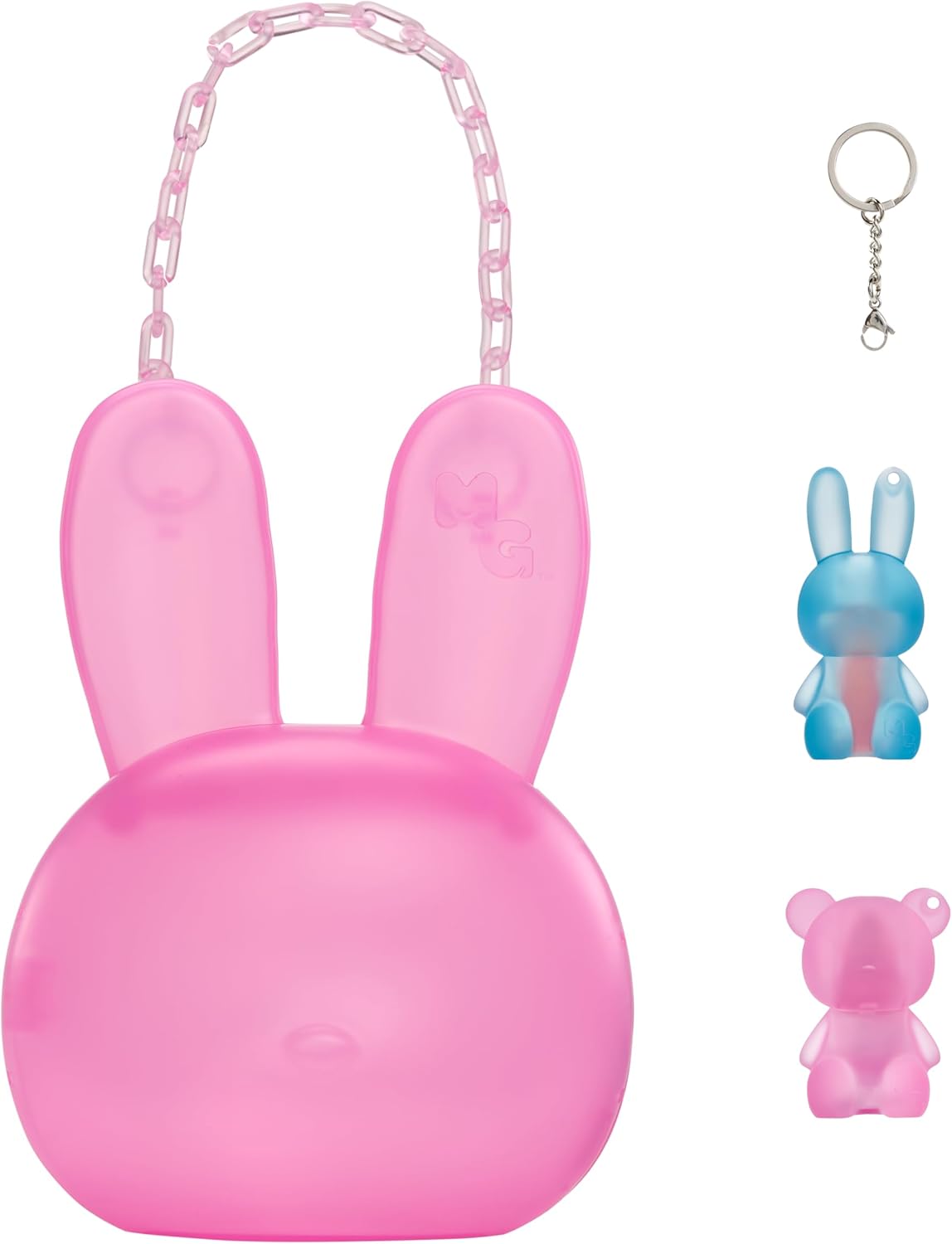 Mini Glam Purse with Cosmetic Bunny - Berry — view 2