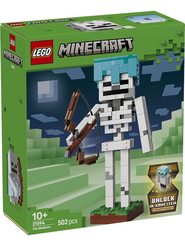 LEGO Minecraft 21594 The Skeleton – 502 Piece Buildable Figure — view 2