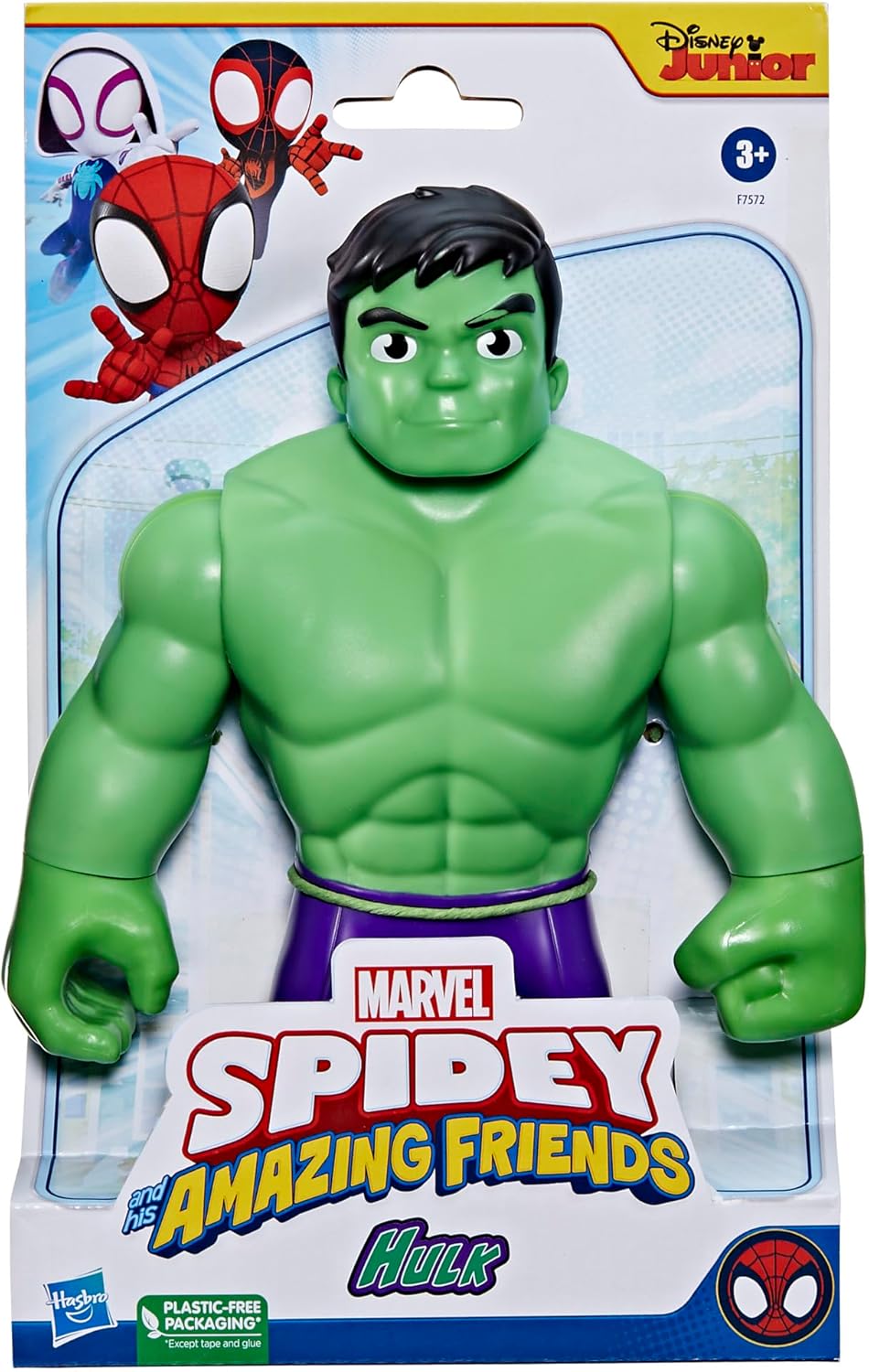 SAF Supersized Hulk Action Figure – Spidey and His Amazing Friends — view 2