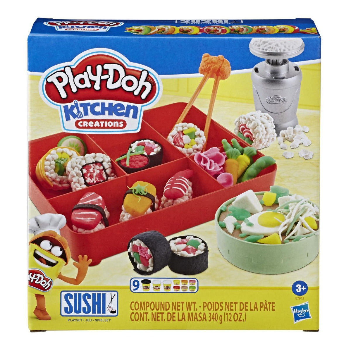 Play-Doh Kitchen Creations Sushi Playset E7915 - Colorland Toys