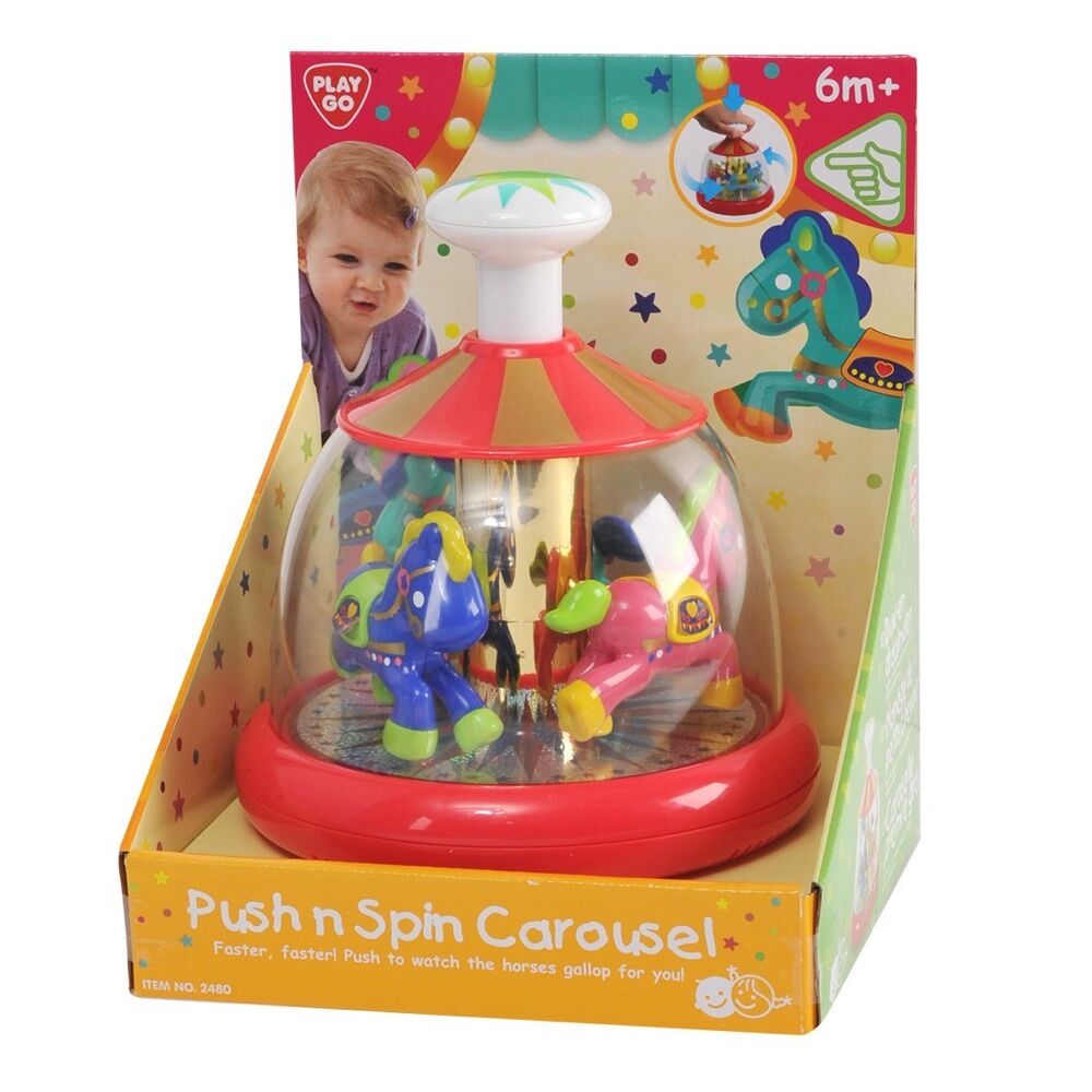 PlayGo Push n Spin Carousel 1611 - Colorland Toys