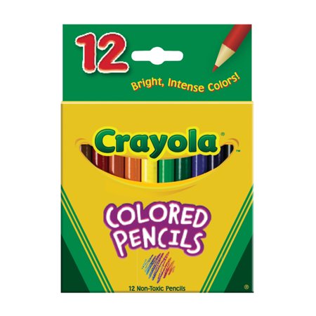 Crayola 12 Half Length Coloured Pencils - Colorland Toys