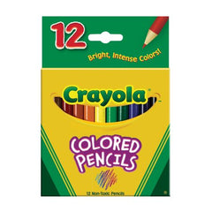 Crayola 12 Half Length Coloured Pencils - Colorland Toys