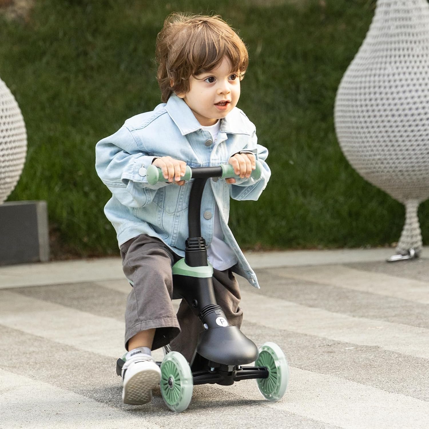QPlay Sema EVO 5-in-1 Ride On Scooter, Pink, Ages 1–6 — view 2