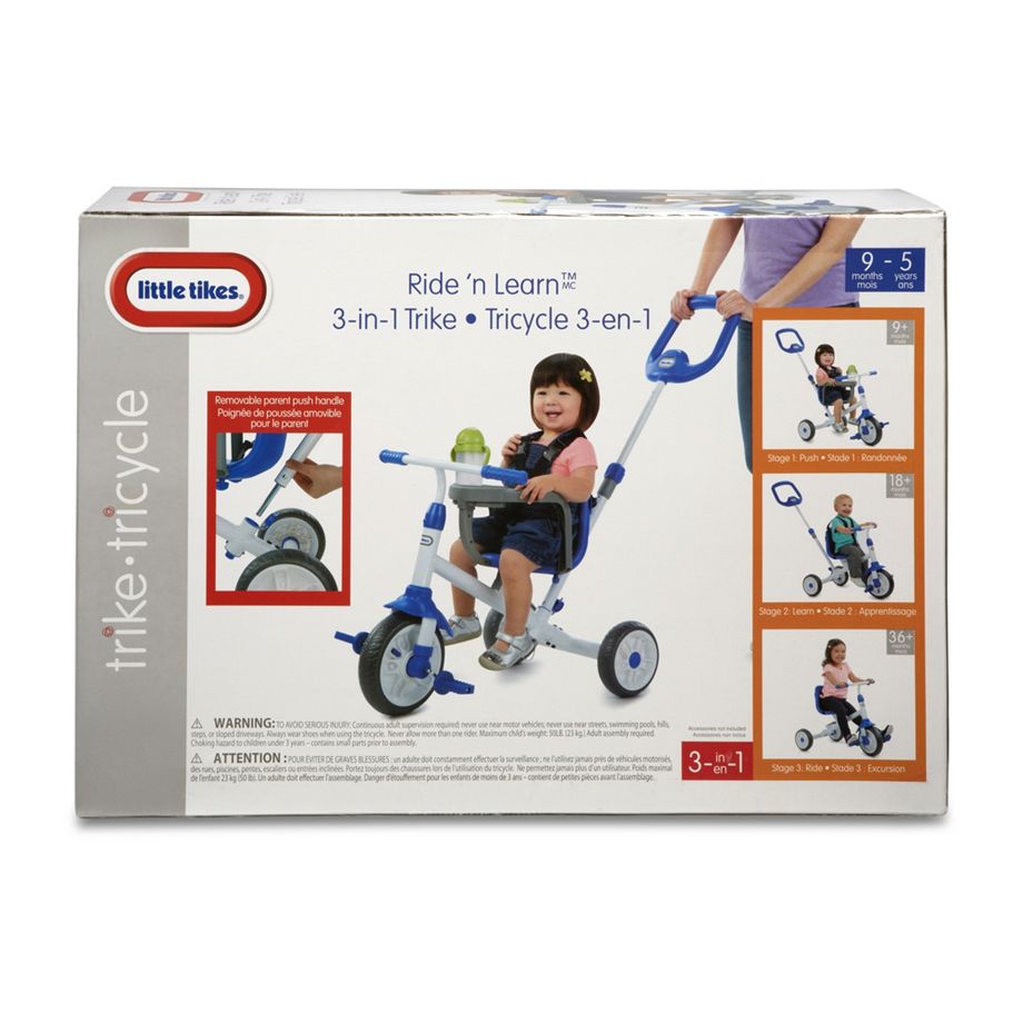 Little Tikes Ride N Learn 3-in-1 Trike Blue 642784 - Colorland Toys