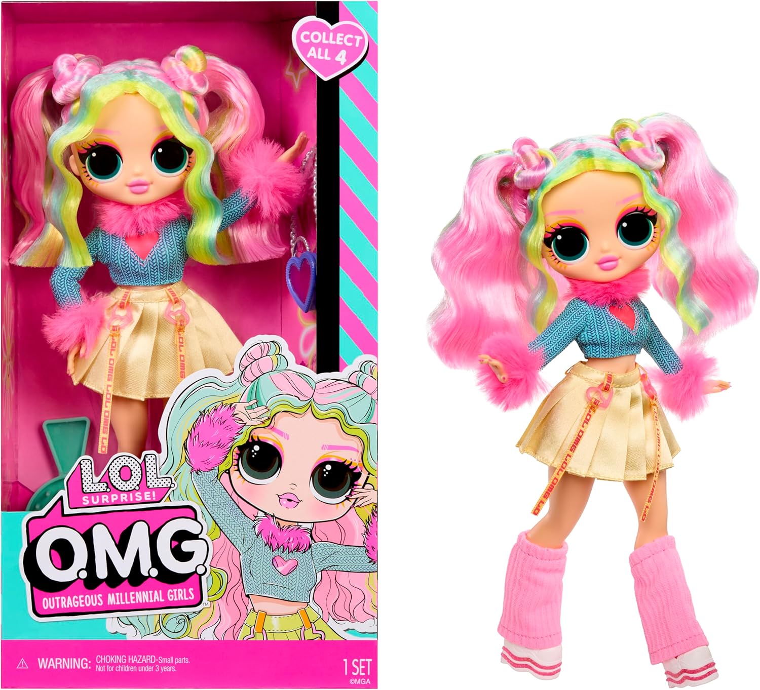 LOL Surprise OMG Entry Doll Bubblegum DJ 11-Inch Fashion Doll — view 2