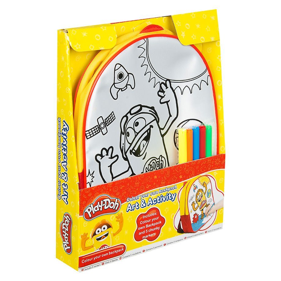 Play-Doh Kids Colour Your Own Backpack PLD-Y17-4253 - Colorland Toys