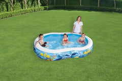Bestway Sea Creatures-Printed Swimming Pool 2.62mx1.57mx46cm 54118 - Colorland Toys