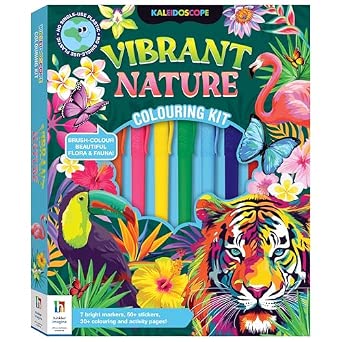 Hinkler Kaleidoscope Colouring Vibrant Nature Kit HBM00835 — view 2