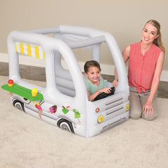 Bestway Scoops N Smiles Ice Cream Truck Ball Pit 1.22mx84cmx84cm 52268 - Colorland Toys