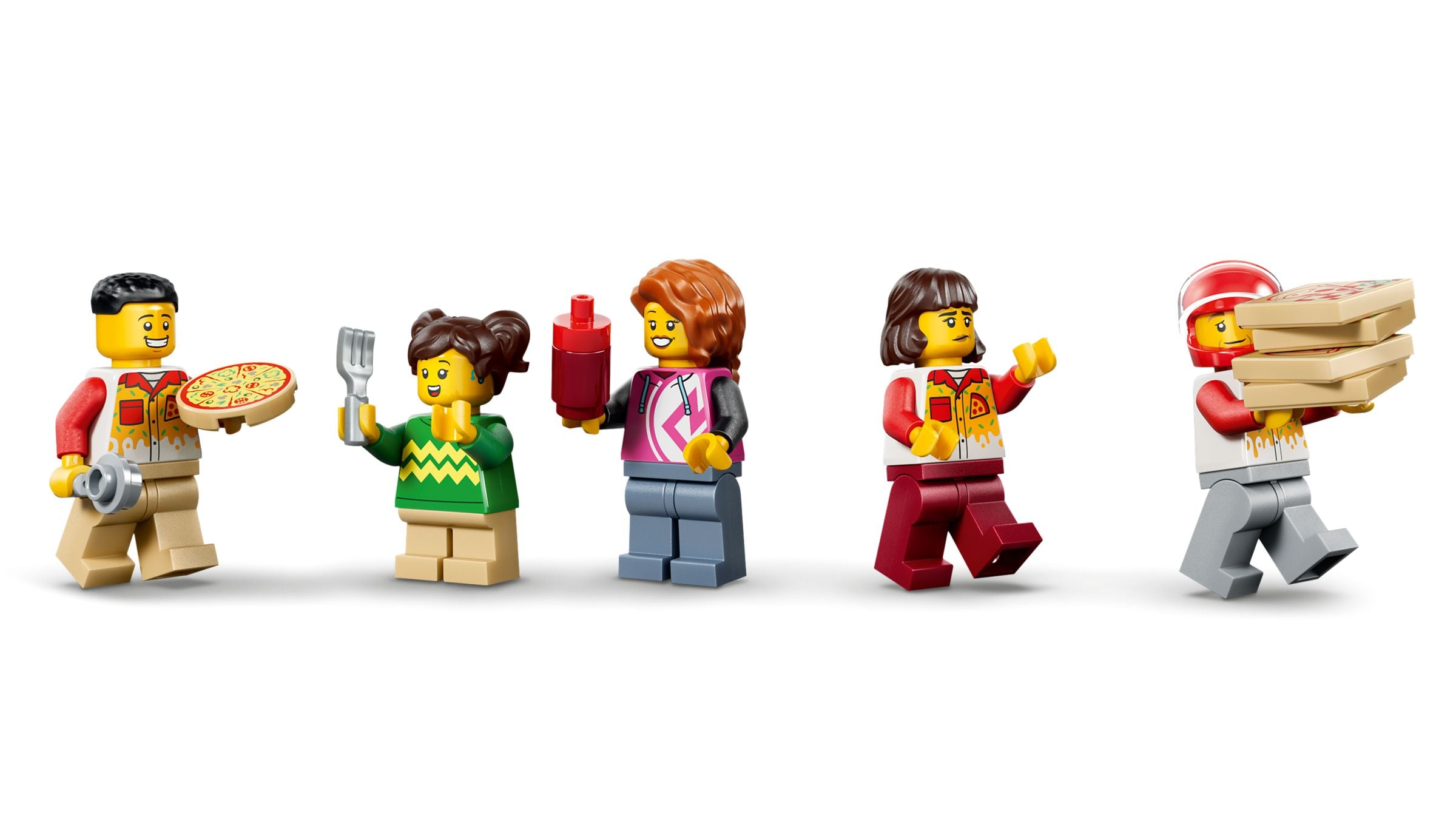LEGO City 60496 Pizza Delivery Adventure Building Set — view 2