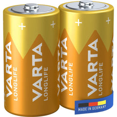 Varta Longlife Extra 1.5V C LR14 Alkaline Battery — 2-Pack — view 2