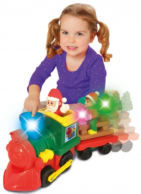 Kiddieland Light N Sound Christmas Train Set 056770 - Colorland Toys