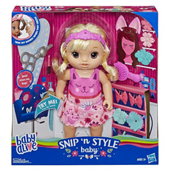 Baby Alive Snip N Style Baby Blond Hair E5241 - Colorland Toys
