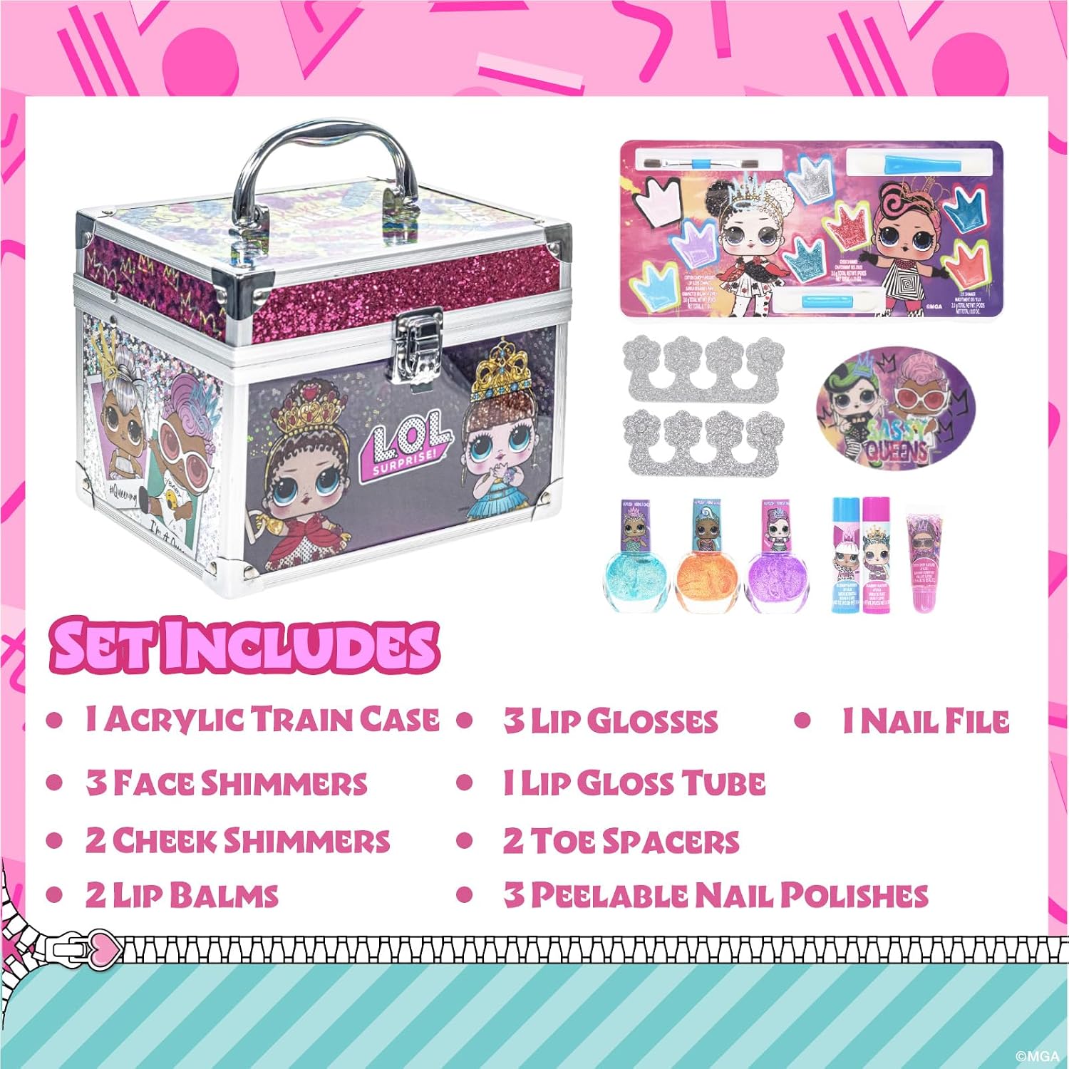 Townley LOL Surprise Cosmetic Case Set LL0314GA — view 2