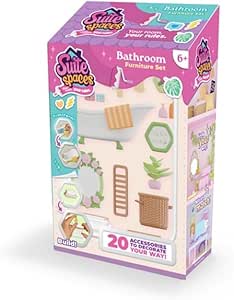 Goliath Suite Spaces Bathroom Set – Modular Dollhouse Room, 20 Accessories — view 2
