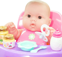 JC Toys Lots to Love Babies 14'' High Chair Gift Set – Multicolour — view 2