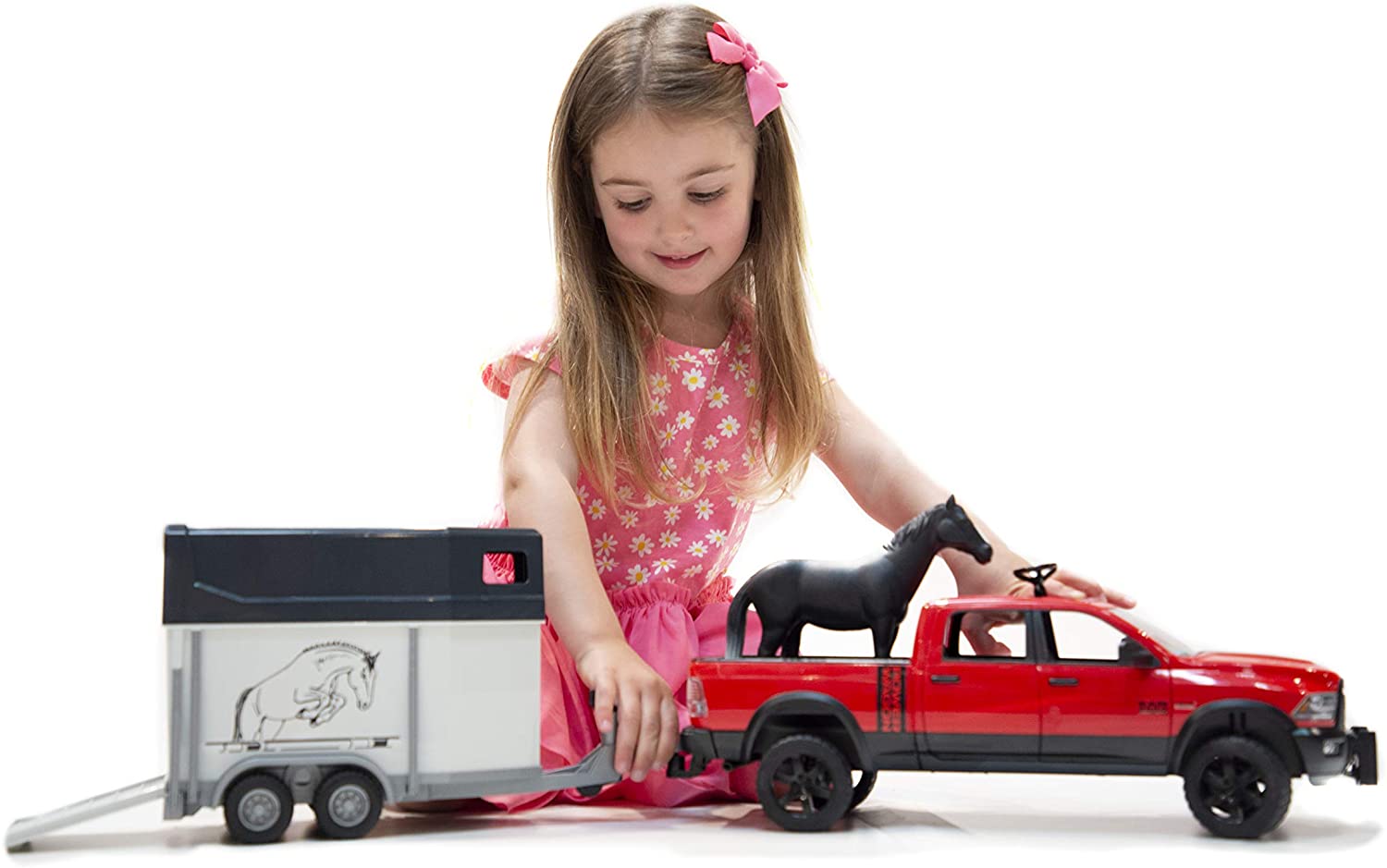 Bruder Ram 2500 Power Wagon with Horse Trailer - Colorland Toys