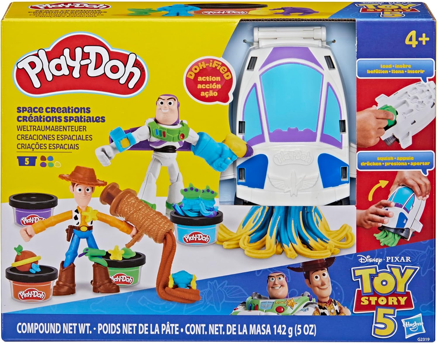 Play-Doh Toy Story Space Creations Playset, Disney Arts & Crafts — view 2