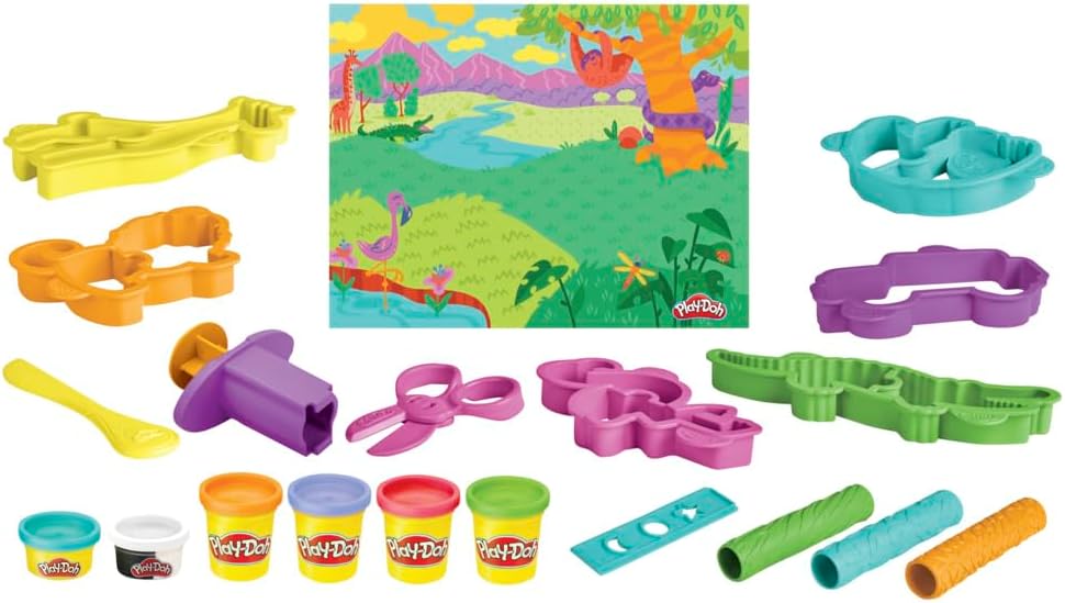 Play-Doh Wild Animals Tools – Creative Safari Set for Kids — view 2