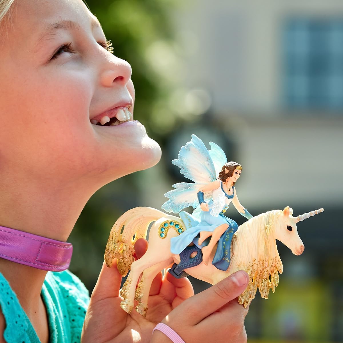 Schleich Bayala Mermaid Eyela Doll with Golden Unicorn Playset — view 2