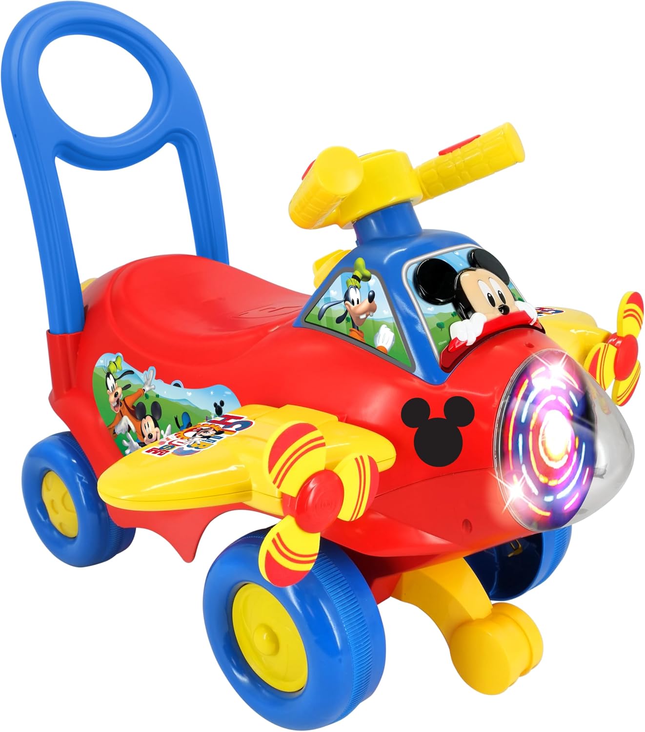 Kiddieland Spinning Lights Mickey Activity Plane — view 2