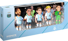 MINIX Football Stars 5-Pack Action Figures – Messi, Lautaro, Álvarez, Mastantuono, Martinez (12cm) — view 2