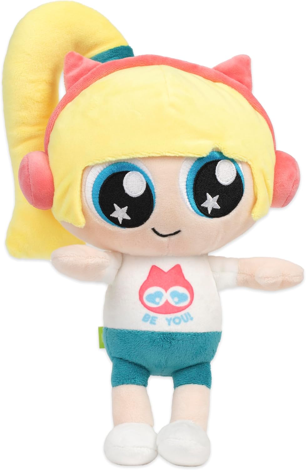 Genevieve's Playhouse Talking Plush Singing Doll, 8 Sounds, Cat Headphones — view 2